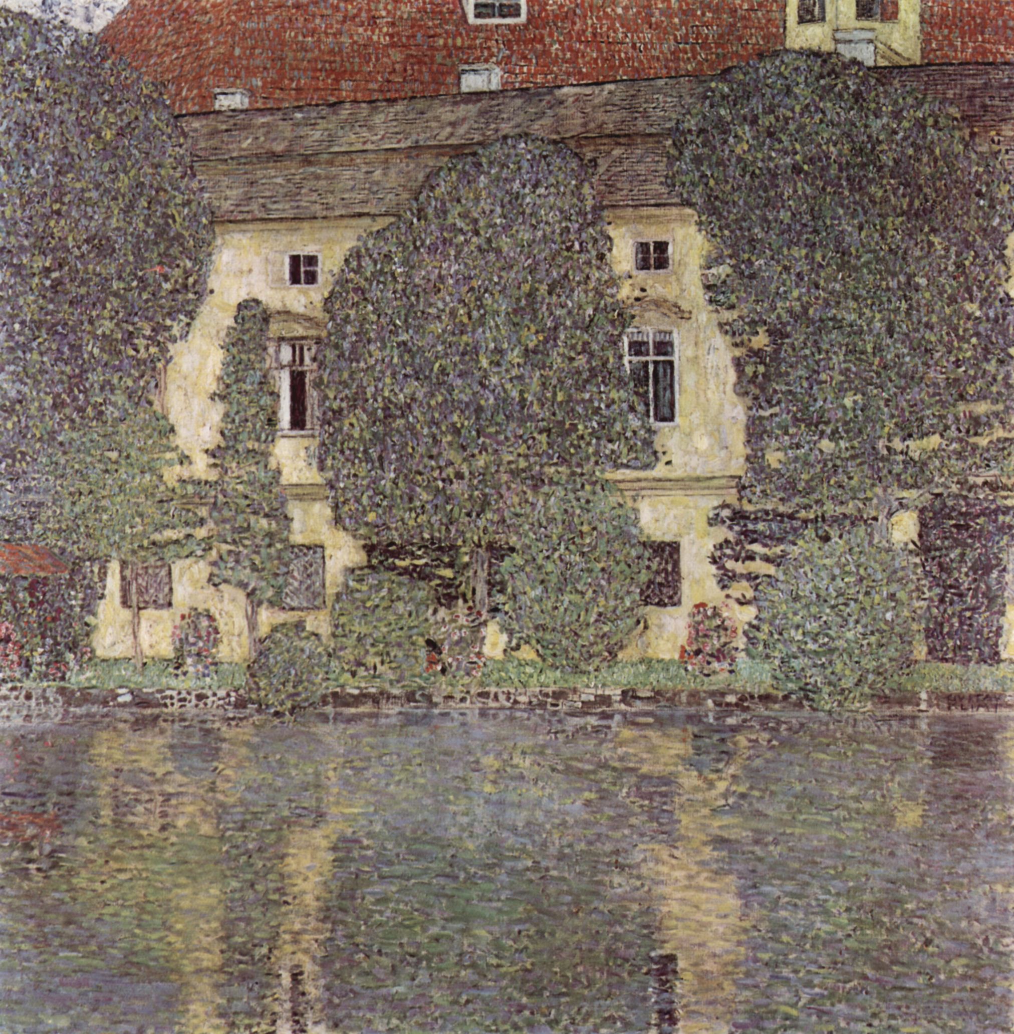 Gustav Klimt - The Schloss Kammer on the Attersee 1910